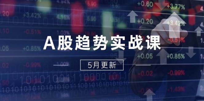 （14808期）A股趋势实战课：主力动向+政策红利，2025全年策略5月更新-优优云网创