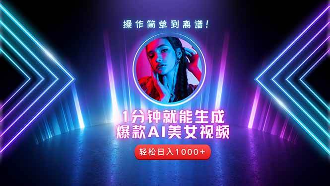 （14702期）2025年最强副业：用AI做短视频，从零开始打造爆款账号！-优优云网创