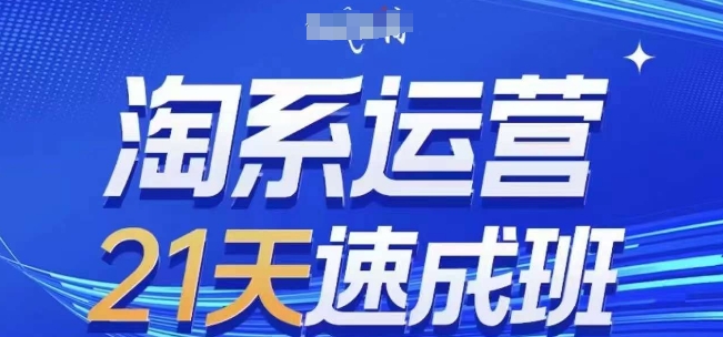 淘系运营21天速成班(更新25年5月)，0基础轻松搞定淘系运营，不做假把式-优优云网创
